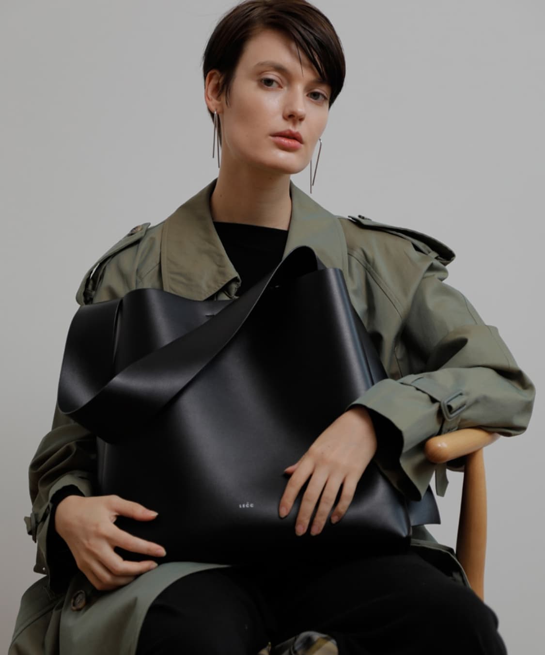 레크 프로젝트 아크 빅 버킷백 lecc project 숄더백 가방 상품이미지2