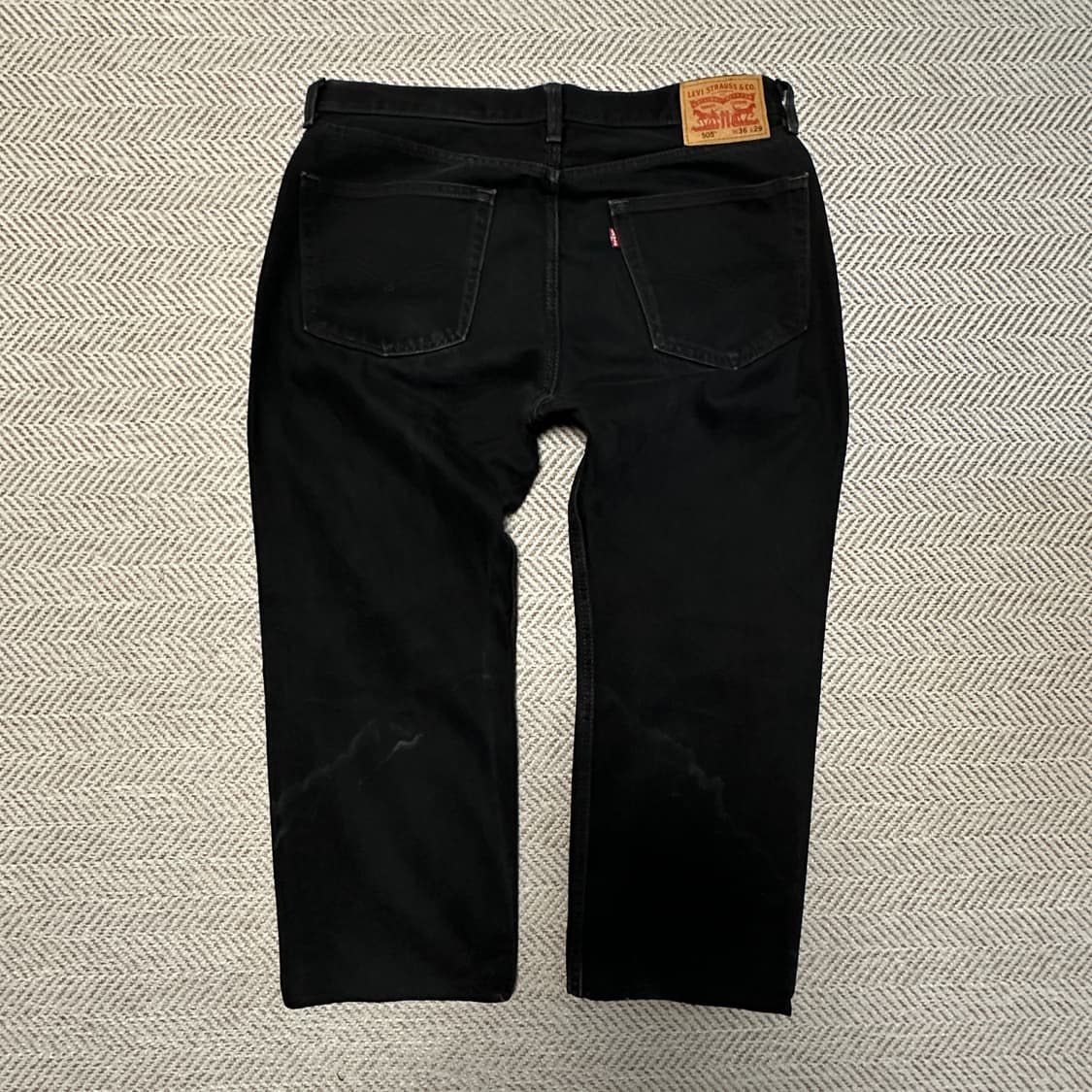 LEVI'S 505 black jeans 상품이미지2
