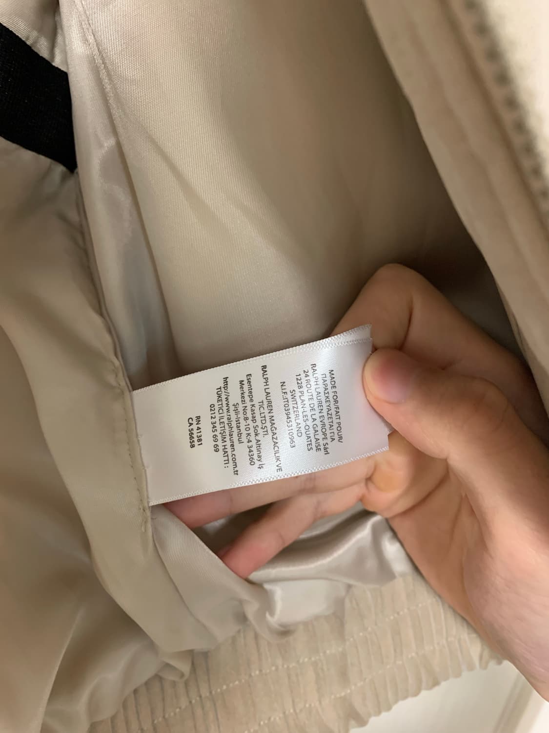 폴로 스웨이드 자켓 베이지 상품이미지5