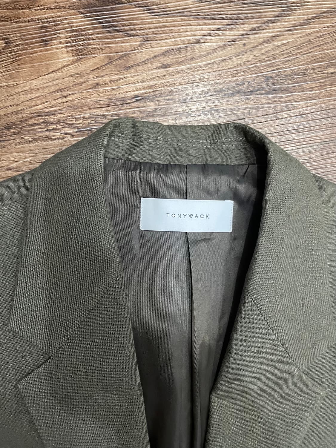 Tonywack Linen-blend Unstructured Blazer 상품이미지9