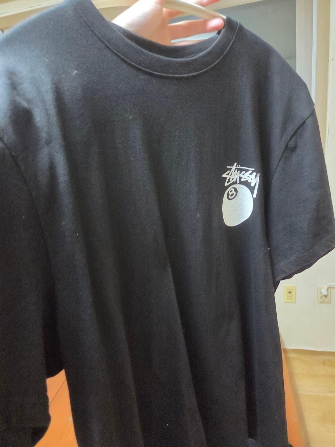 스투시 피그먼트 8볼 반팔 검은색 상품이미지1