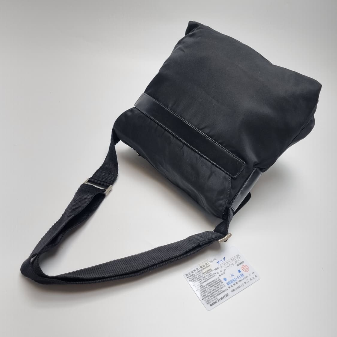 프라다 나일론 메신저백 크로스백 남녀공용 (상급, 개런티카드, 주우재백) 상품이미지6