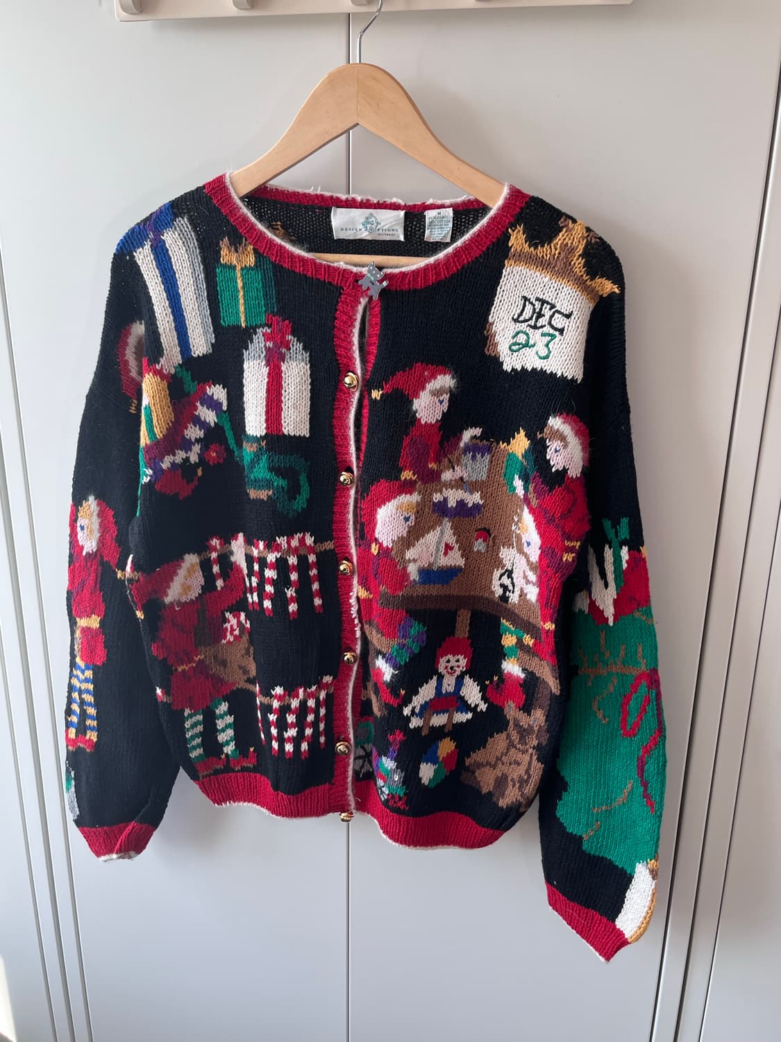 Design ptions 크리스마스 작업실 니트 가디건  상품이미지6