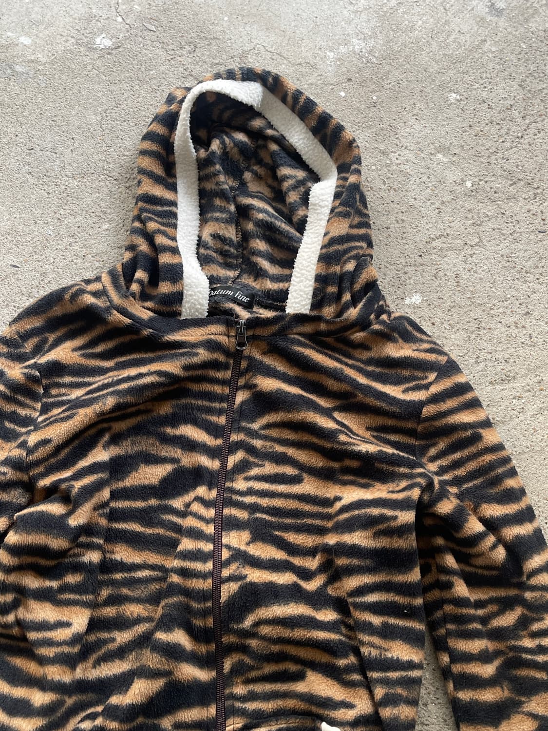 Leopard zip up hoody 상품이미지2
