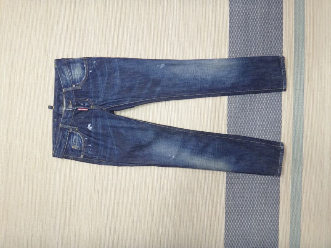 (38사이즈) 디스퀘어드2 여성 슬림 워싱 데님 팬츠 상품이미지2