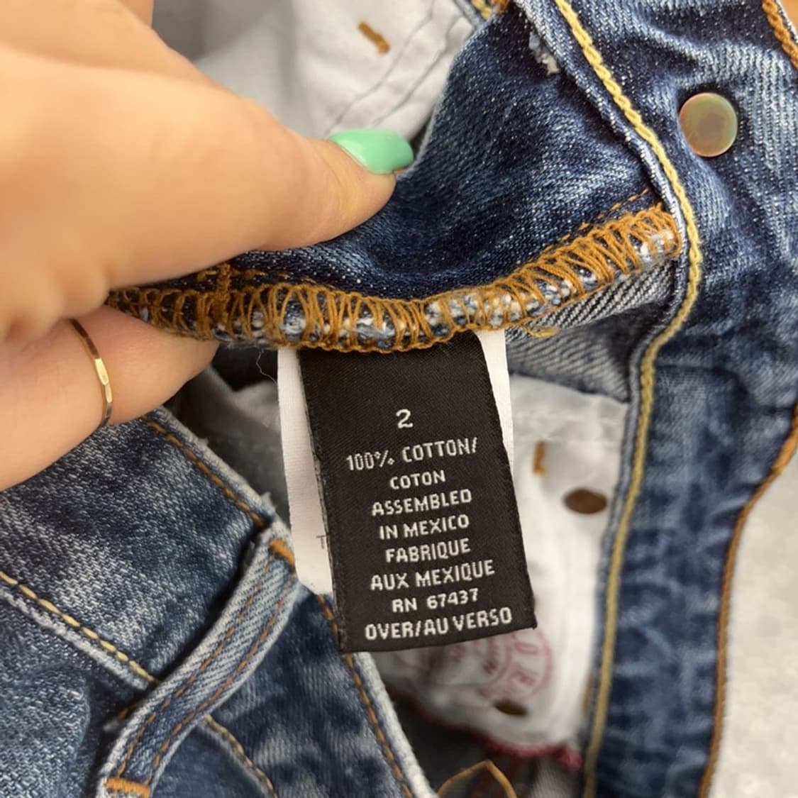 폴로 랄프로렌 빈티지 부츠컷 데님 청바지 2 C07356 상품이미지6