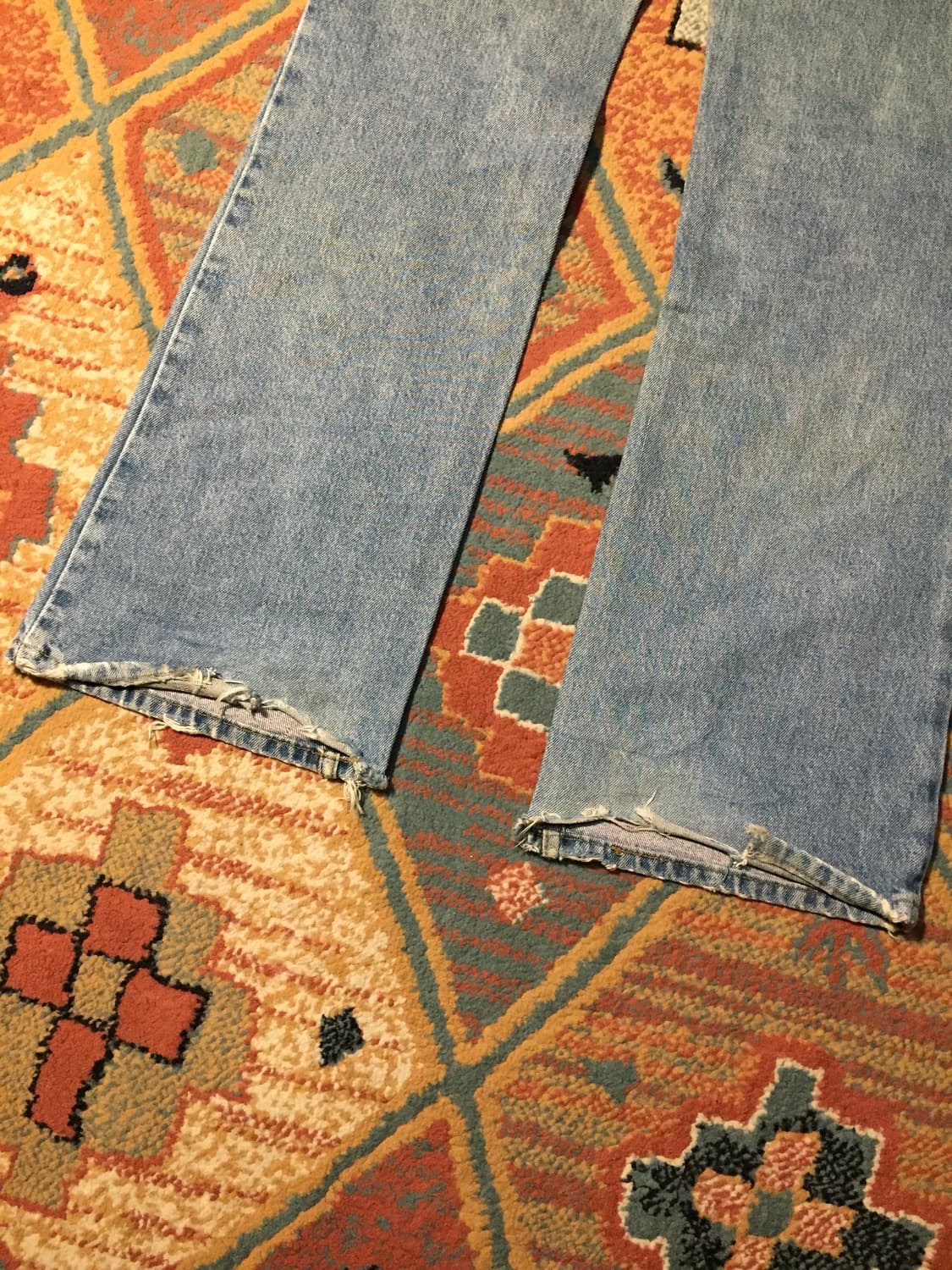 90‘s 리바이스 517 사시코 히피 리페어 데님 상품이미지9