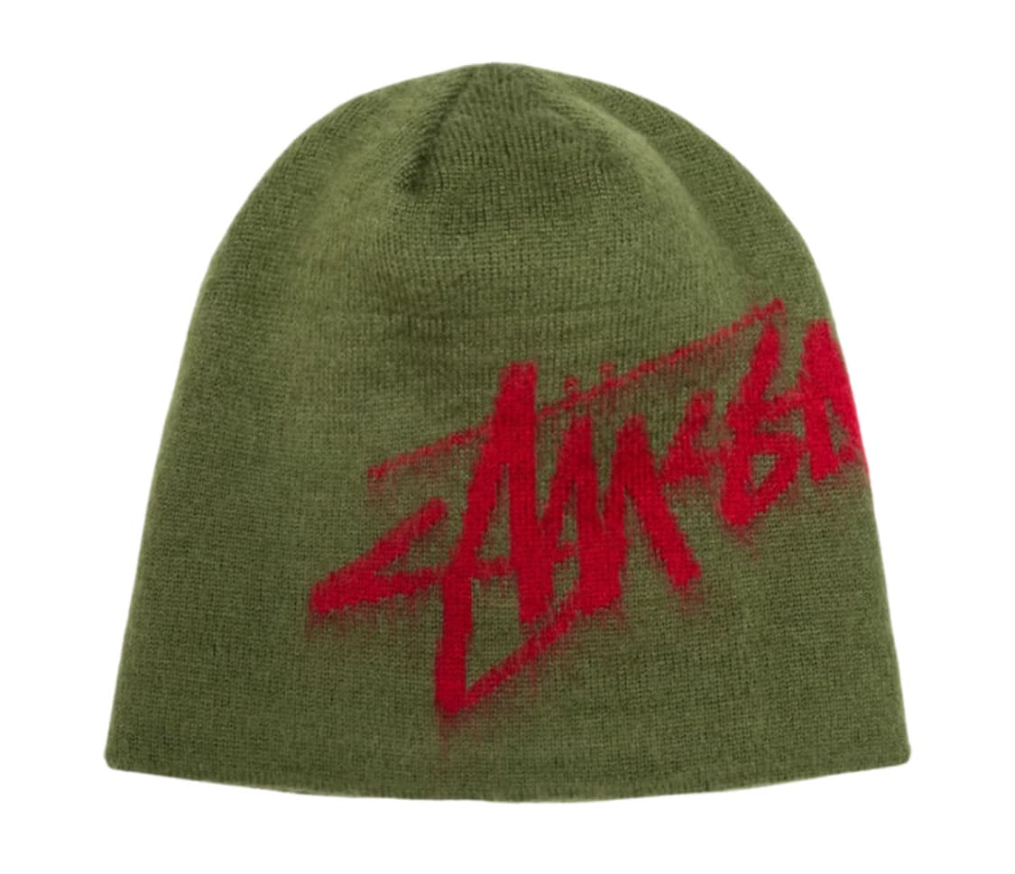 스투시 브러쉬드 아웃 스탁 스컬캡 비니 아미 상품이미지1