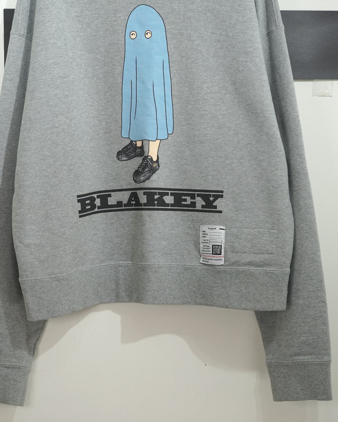 미하라야스히로 블레이키 프린트 스웻셔츠 상품이미지3