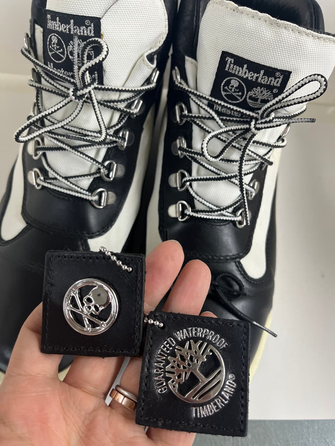 마스터마인드 x 팀버랜드 검흰 레더 필드부츠 10 상품이미지9