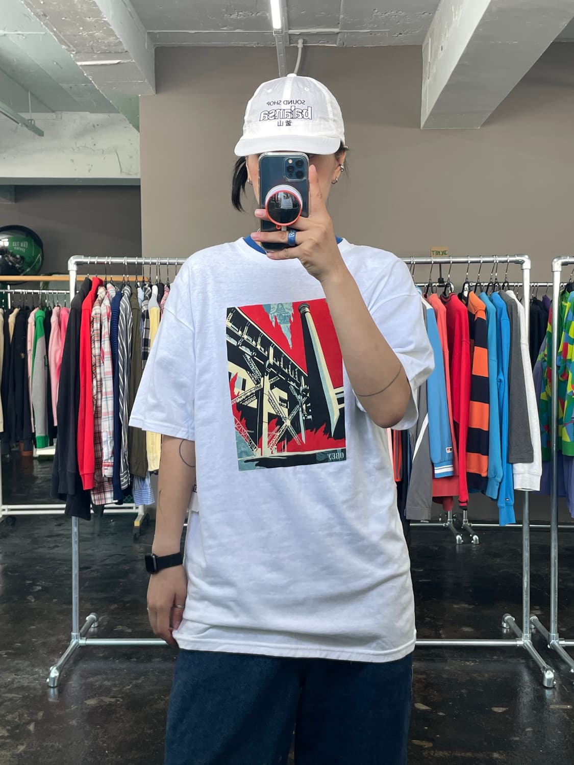 OBEY 프린팅 반팔 티셔츠(데드스탁) 상품이미지1