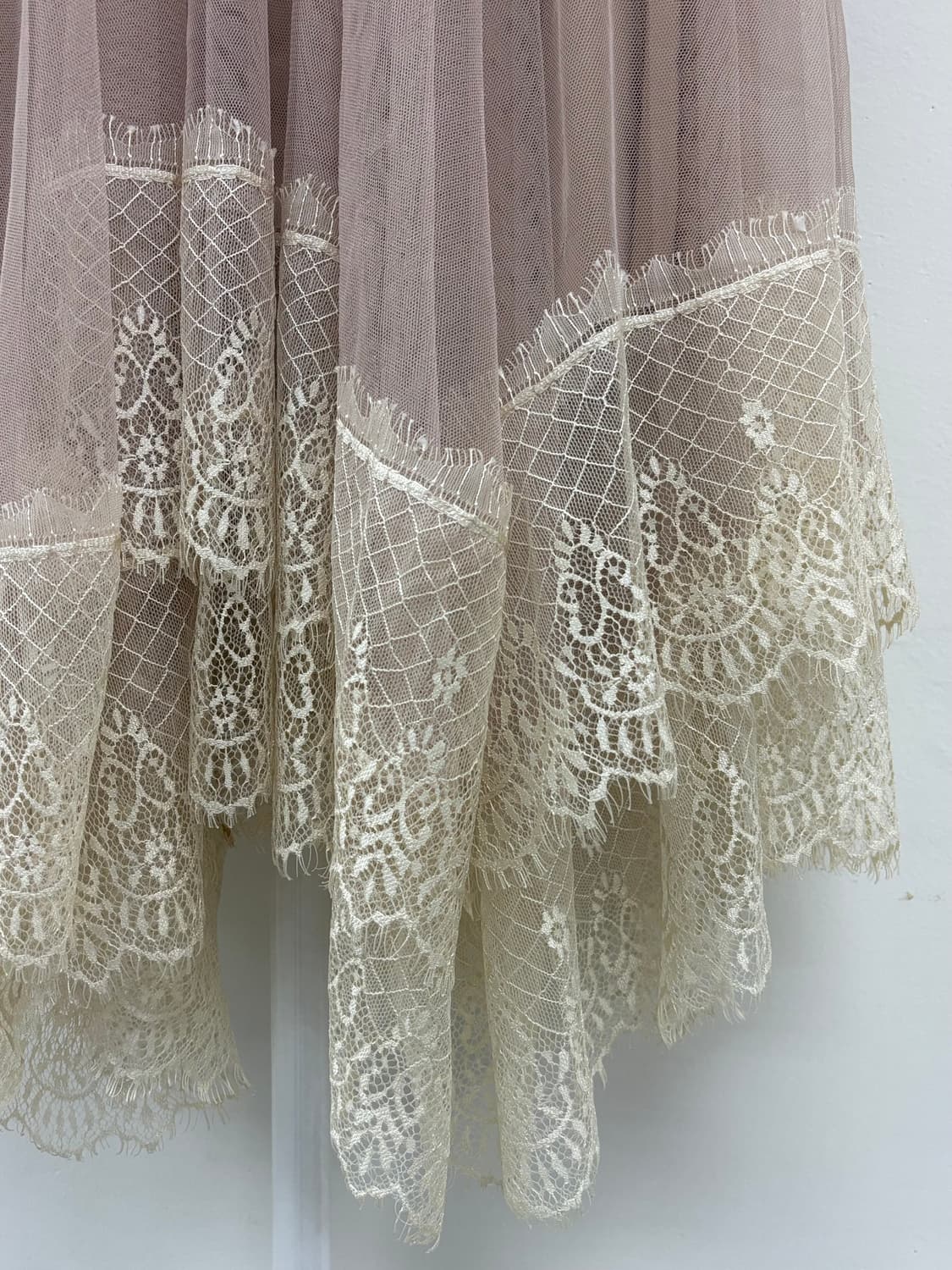 빈티지 핑크 샤 스커트 상품이미지6