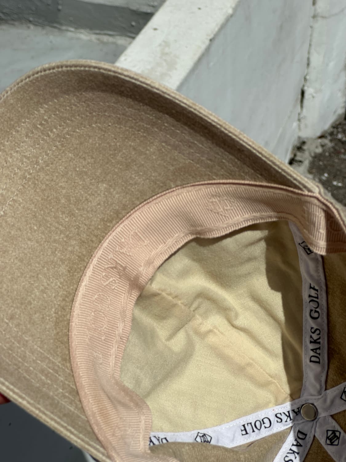 [F] 닥스골프 베이지 볼캡 모자 상품이미지5