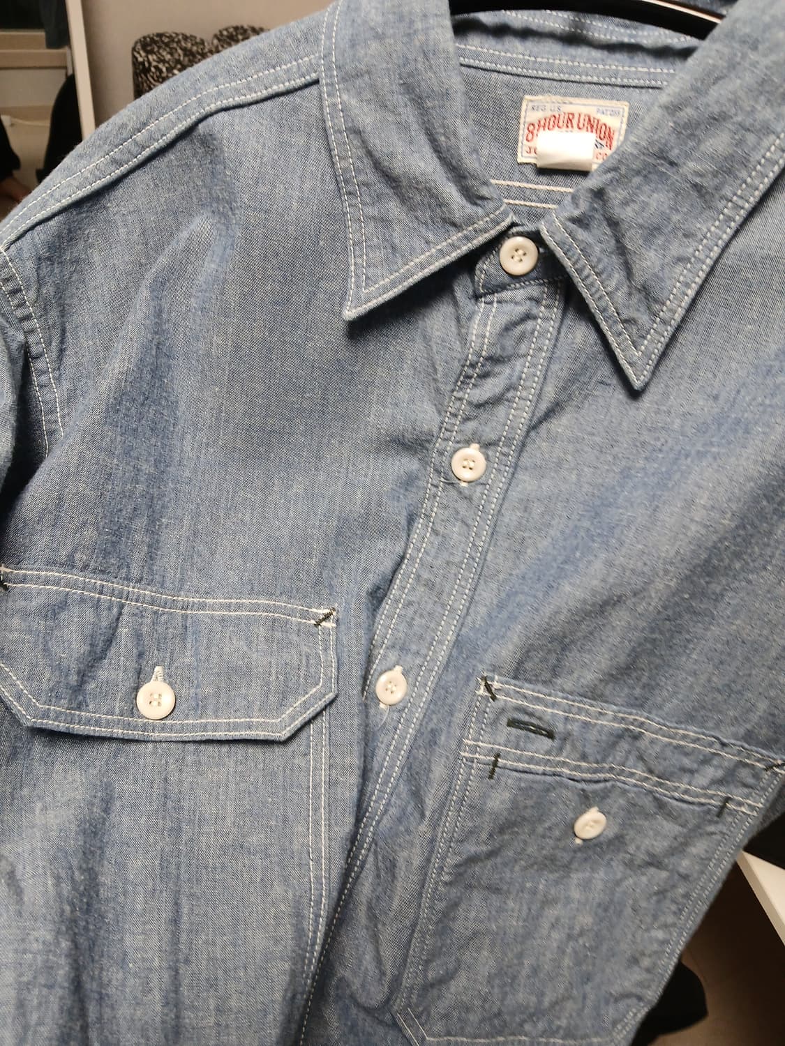 리얼맥코이 조맥코이 샴브레이 셔츠 상품이미지4