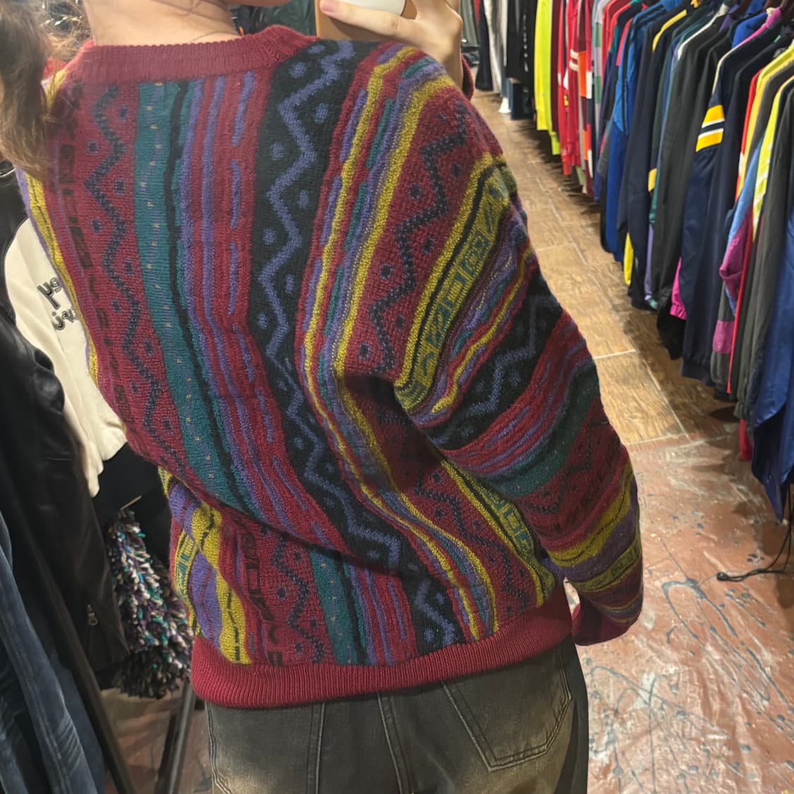 [Hi] 빈티지 아가일 패턴 니트 상품이미지5