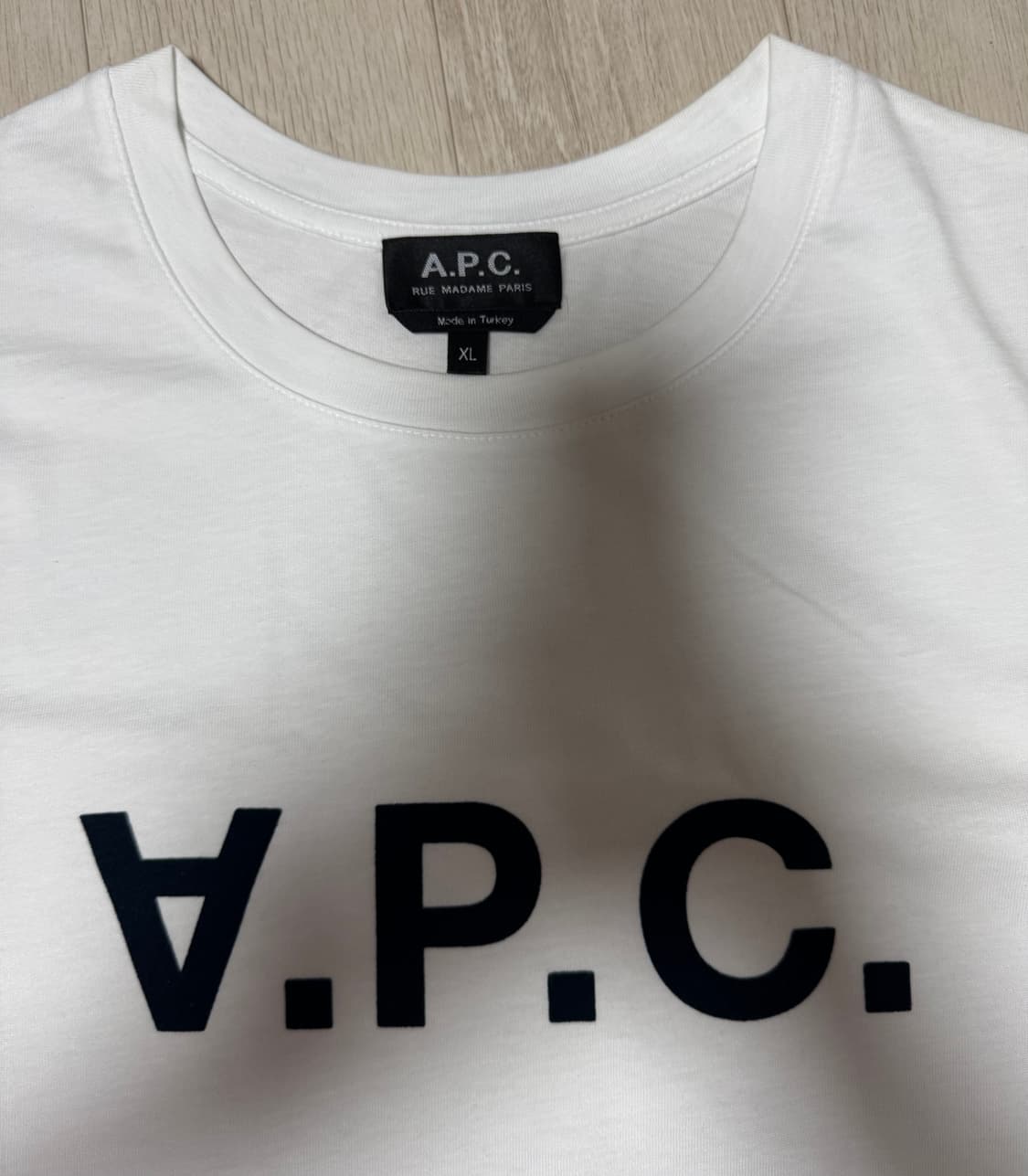 아페쎄 VPC 티셔츠 화이트 다크 네이비(XL) 상품이미지2
