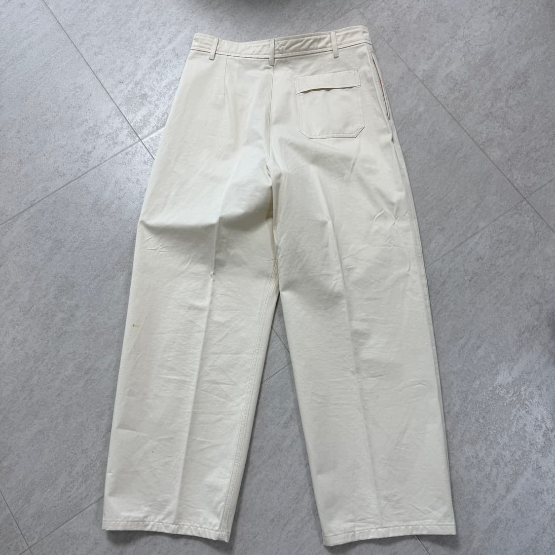 쿠어 치노팬츠 아이보리 컬러 L 사이즈 상품이미지4