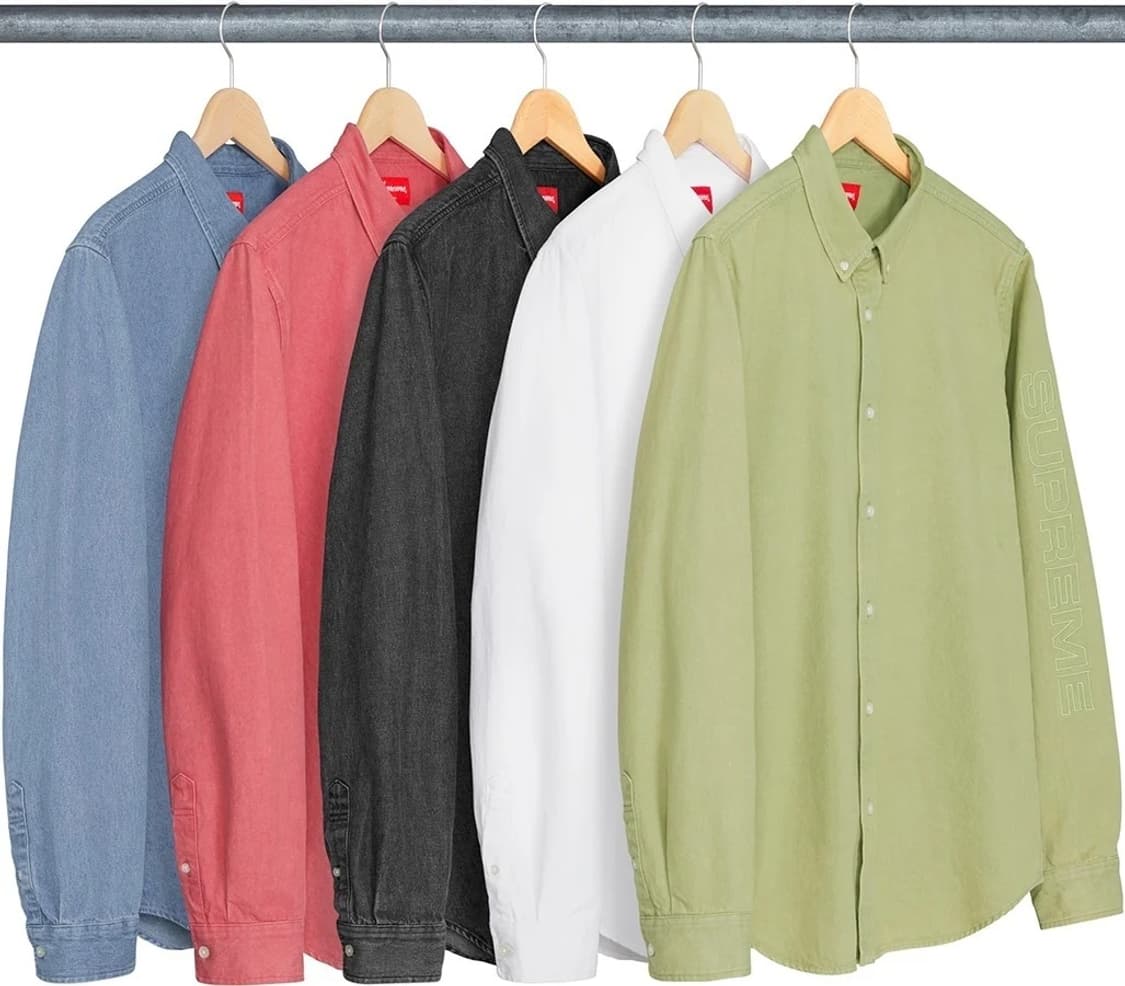 슈프림 데님 셔츠 M 상품이미지2