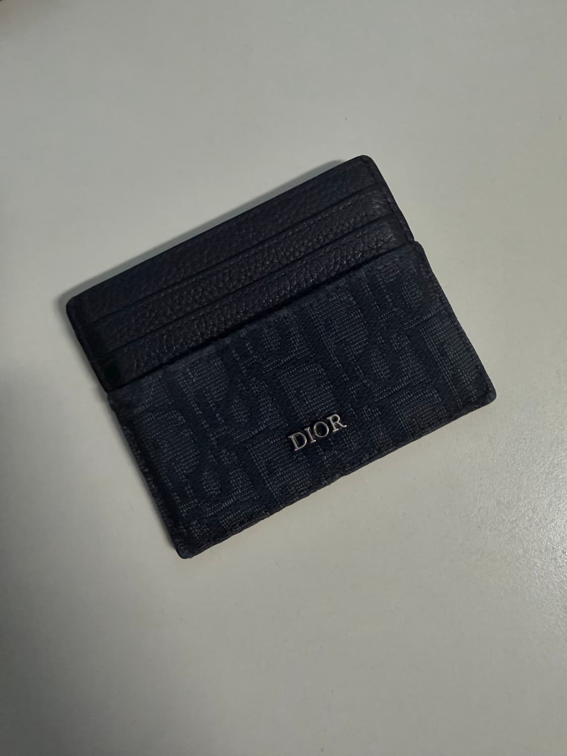 디올 오블리크 카드지갑 블랙 상태최상 거의새상품  상품이미지1