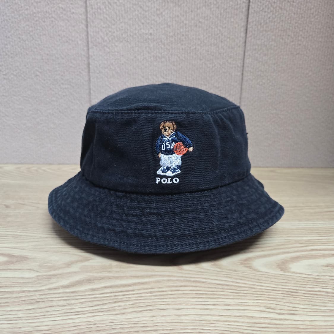 OS 폴로랄프로렌 폴로베어 버킷햇 블랙  상품이미지1