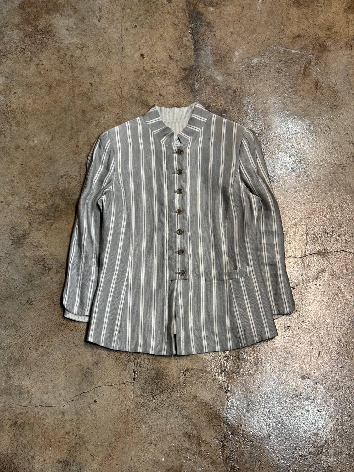 44-55 ) ARMANI Pebble Stripe Jacket 상품이미지5