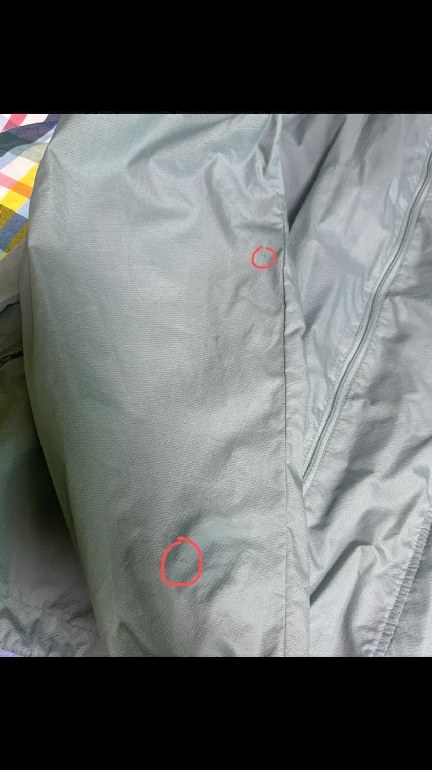 상태 확인 ) 노매뉴얼 바람막이 마리나 M 상품이미지3