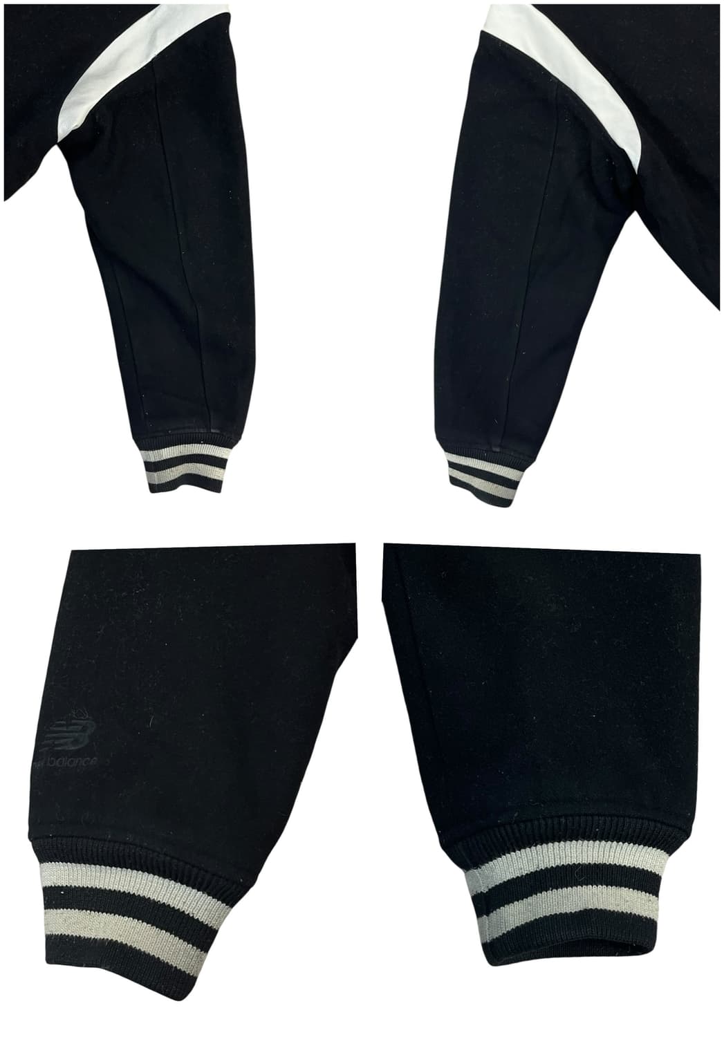 뉴발란스 울 바시티자켓 블랙 95(M) #csz2140 상품이미지9