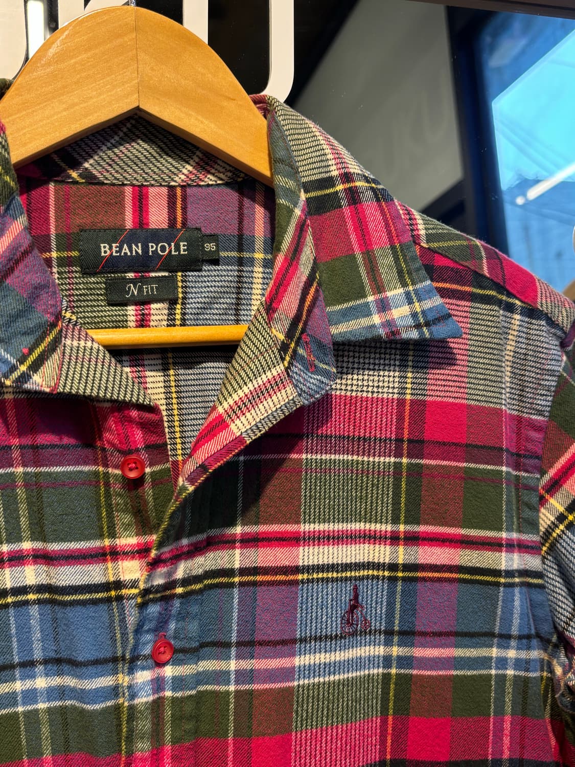 빈폴 체크 셔츠 M 상품이미지4