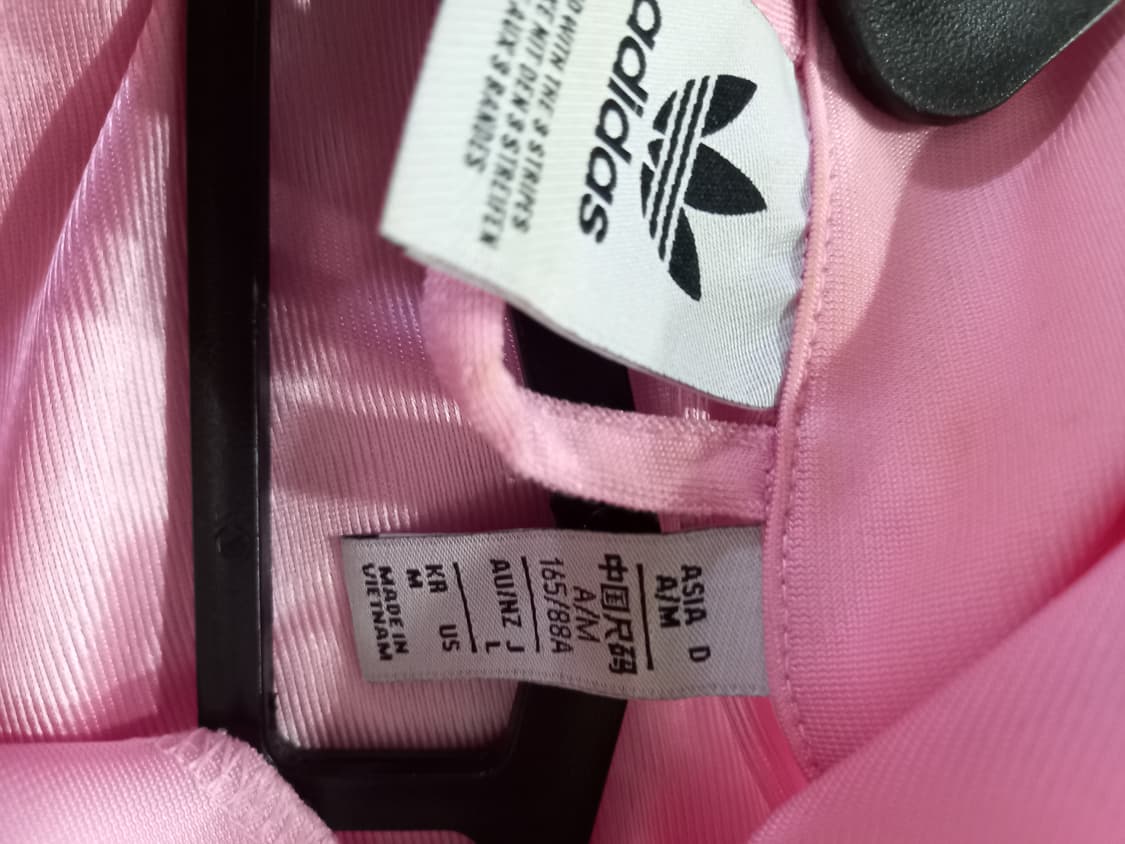 아디다스 파이어버드 딸기우유 연핑크 트랙탑 저지 져지집업 95/M 상품이미지4