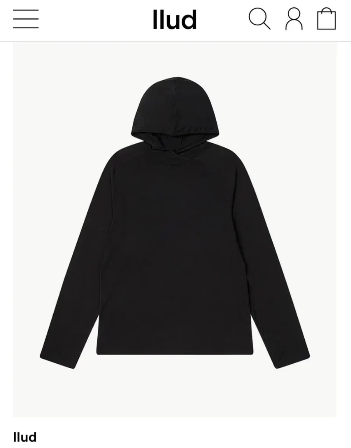 러드 레이어드 후디 llud 상품이미지1