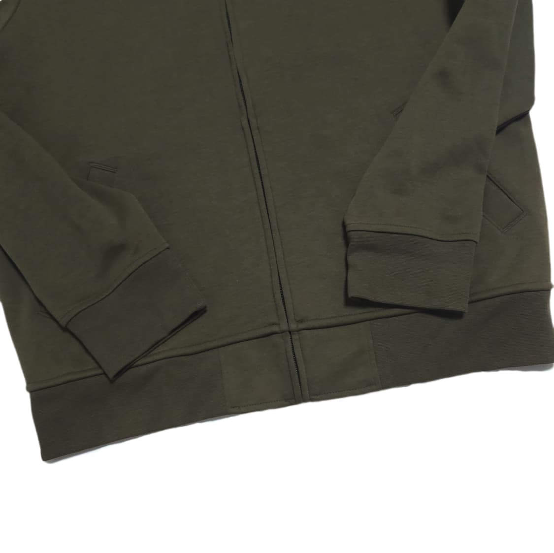 폴로 랄프로렌 코튼 져지 집업 자켓 카키 상품이미지5