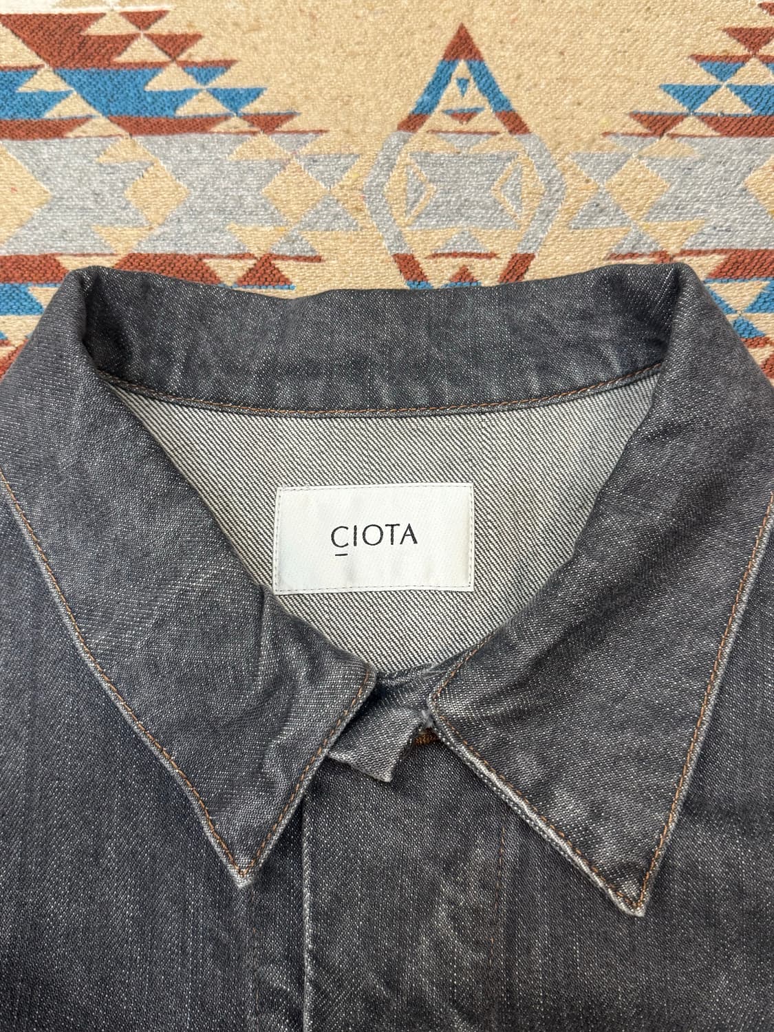 [48] 시오타 4포켓 데님 자켓 미디엄 블랙 상품이미지2