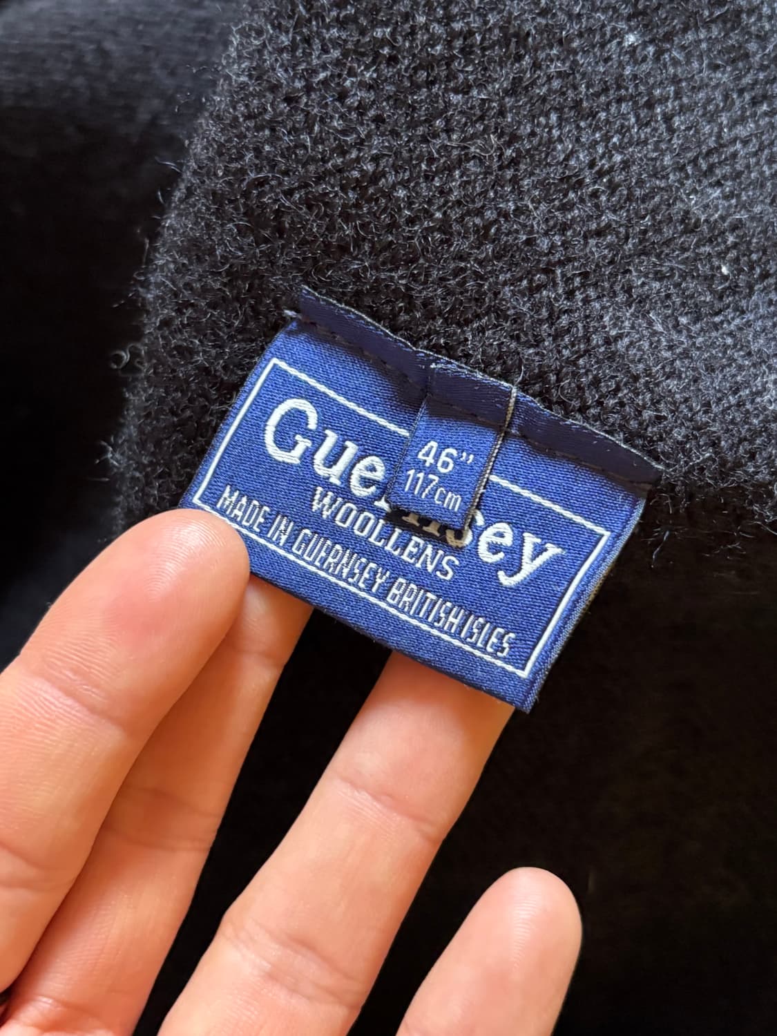 Guernsey Woollens 건지 울른스 블랙 니트 상품이미지6