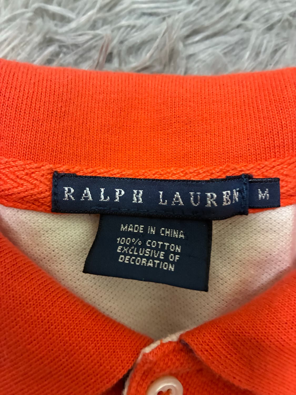 폴로 랄프로렌 y2k 빅포니 여리핏 pk카라티(m) 상품이미지4