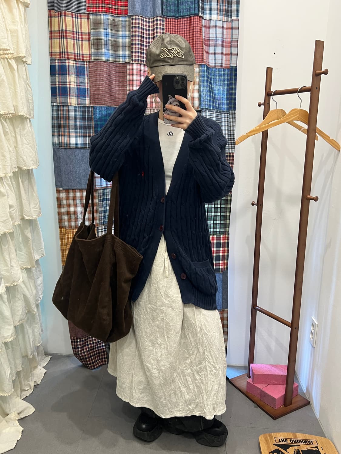 폴로 꽈배기 네이비 가디건 상품이미지7