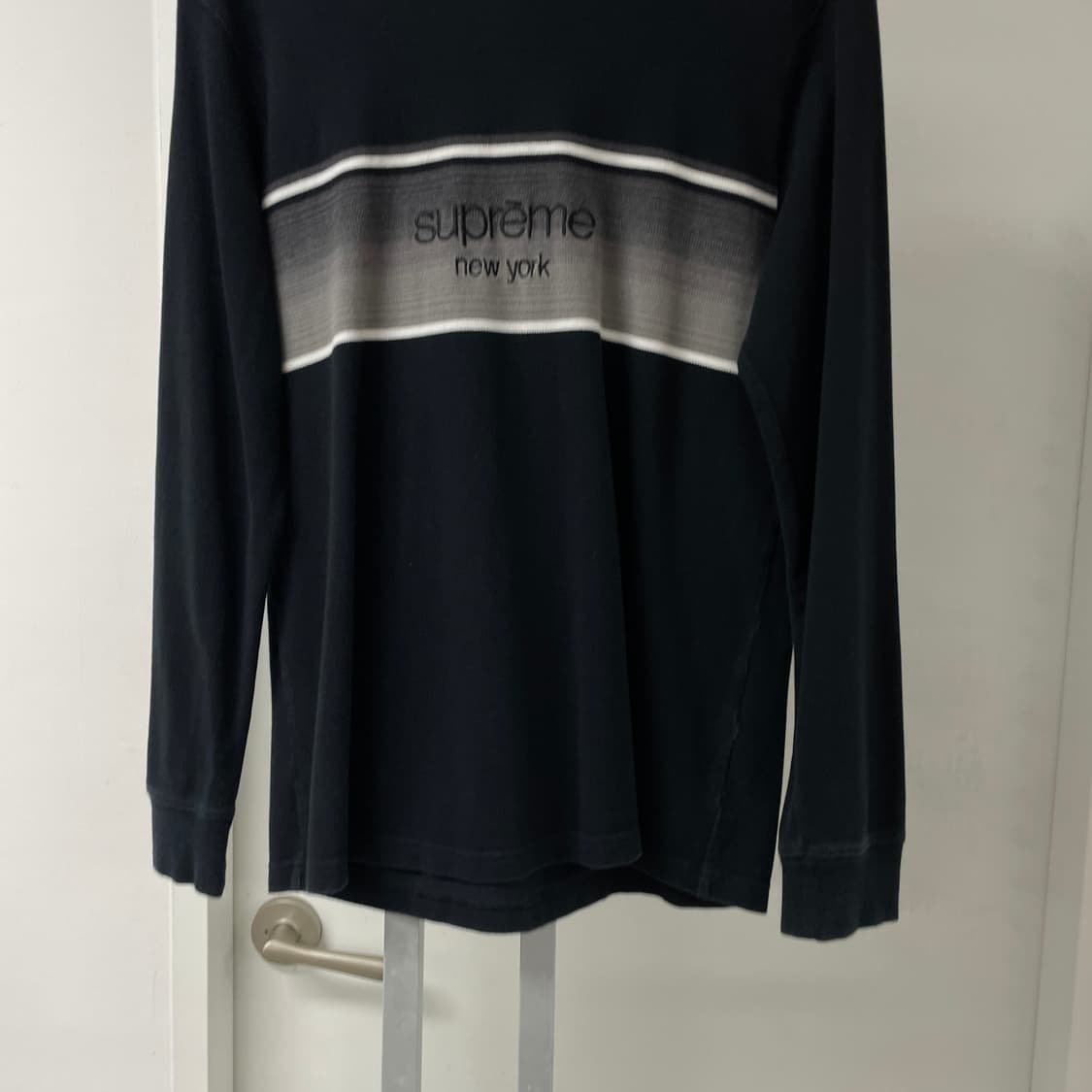 슈프림 로고 긴팔 티셔츠 S 상품이미지3