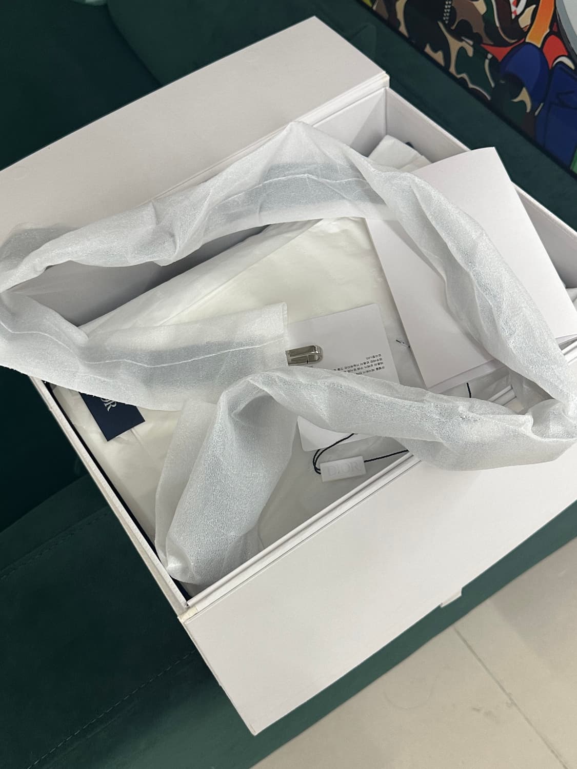 디올 CD 다이아몬드 링고22 메신저백 그레이 상품이미지1