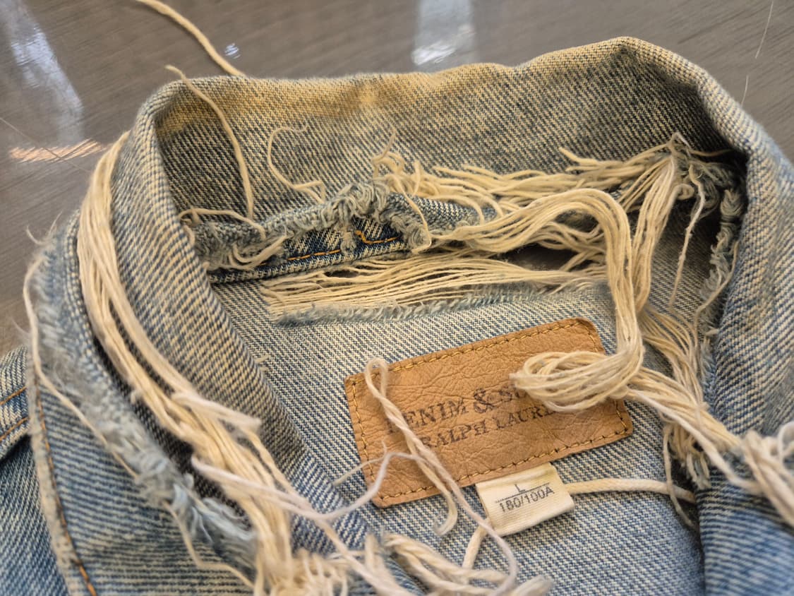 데님앤서플라이 디스트레스드 데님 자켓 상품이미지8