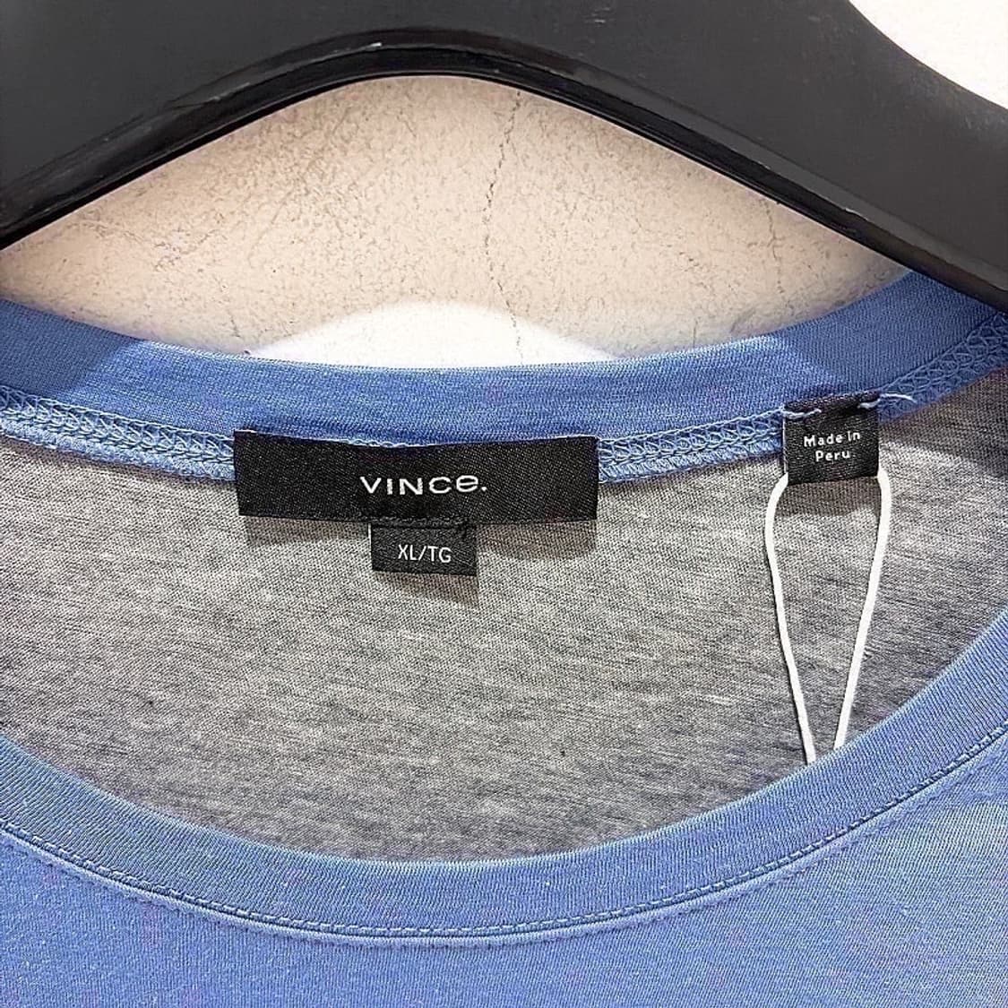 (정품/새상품) 빈스 남성 블루 레이어드 롱슬리브 상품이미지2