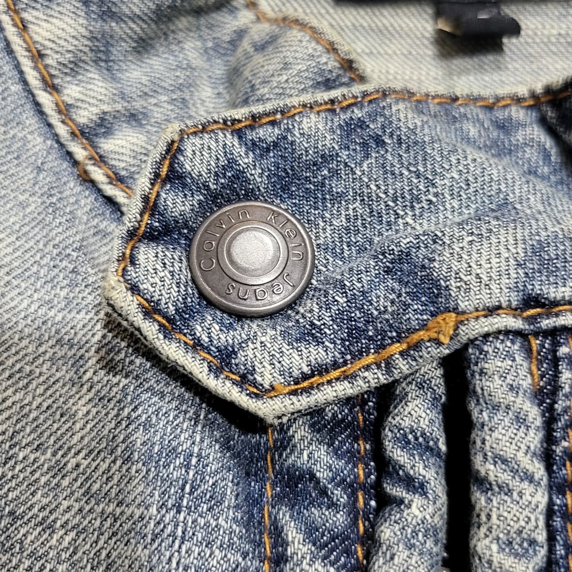 캘빈클라인 포켓 데님 트리커 자켓 (L) 상품이미지5