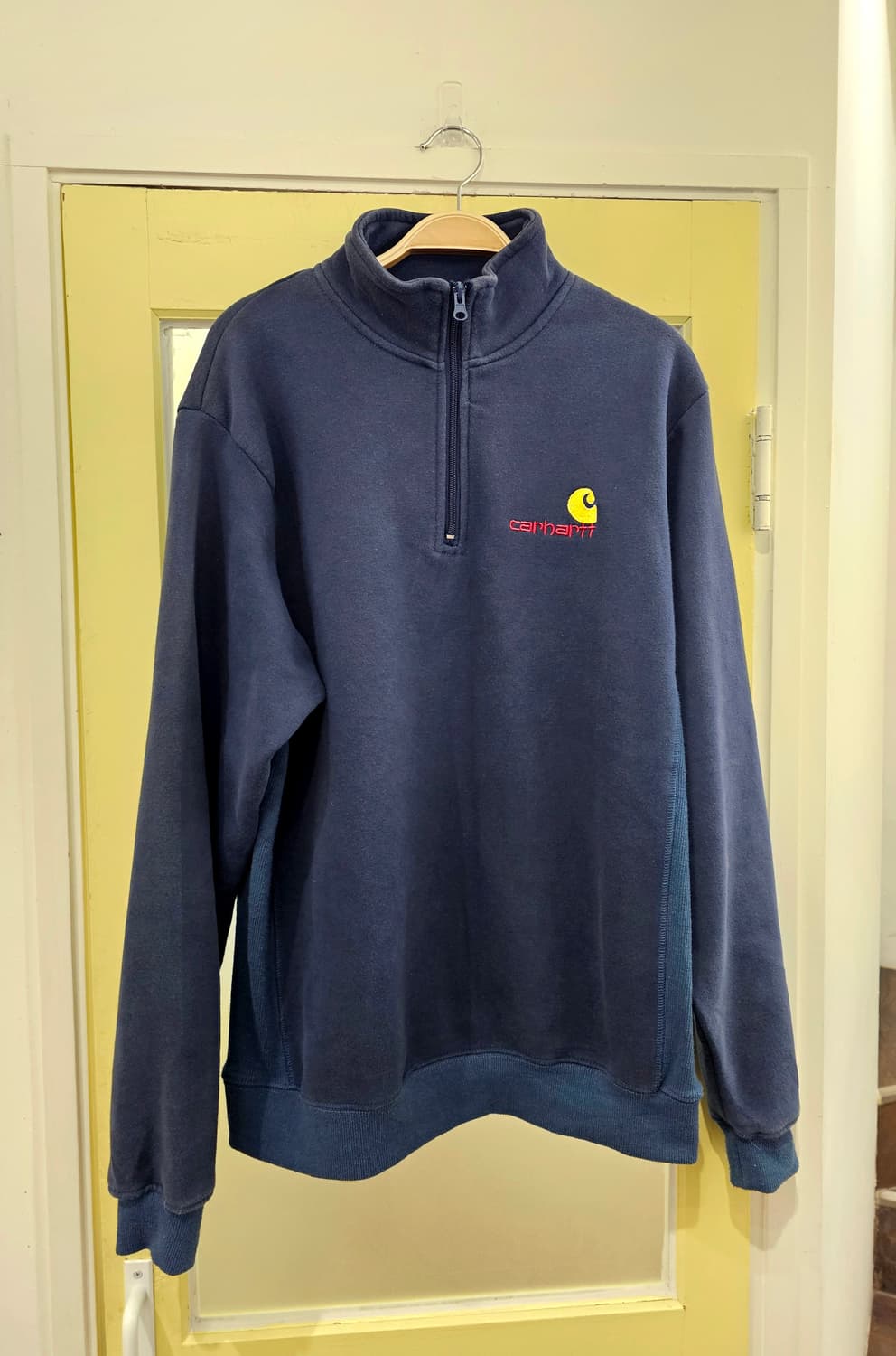 Carhartt WIP 네이비 하프집업 스웻셔츠 상품이미지2