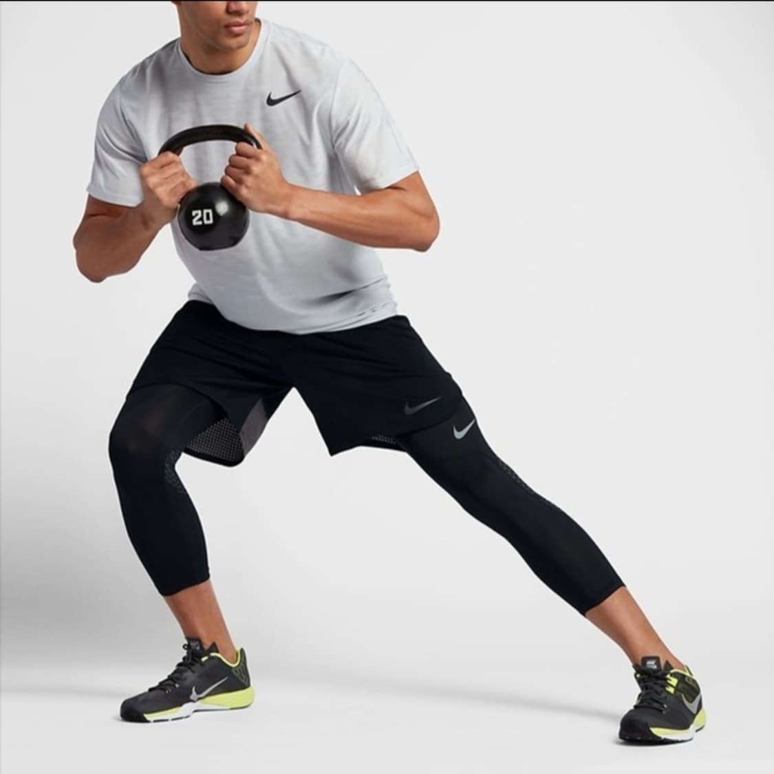 [해외M] 나이키 프로 하이퍼쿨 컴프레션 3/4타이즈 블랙 상품이미지6