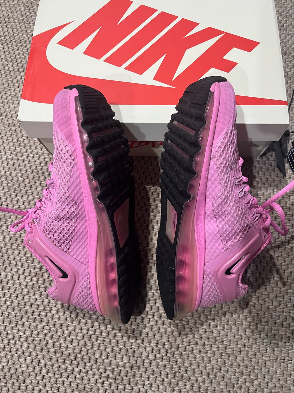 나이키x스투시 에어맥스 2013 사이킥 핑크 270 상품이미지6