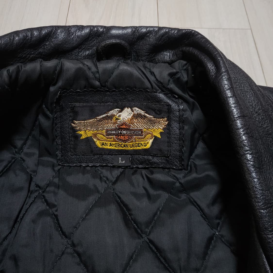(L) 90s 빈티지 할리데이비슨 가죽자켓 라이더자켓 상품이미지8