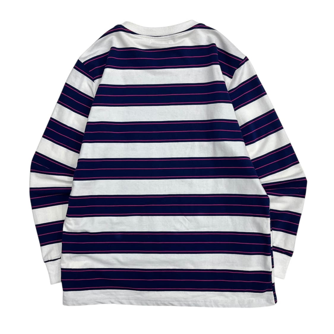 팔라스 퍼플배색 단가라 화이트 롱슬리브 XXL 상품이미지3