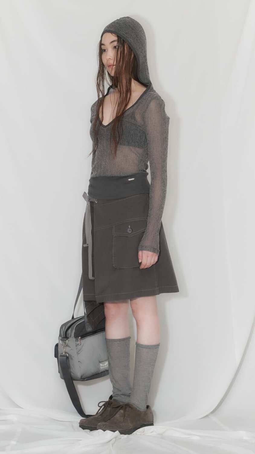 탠스댄스 파히섬 Unbalanced wrap pants (s) 상품이미지2