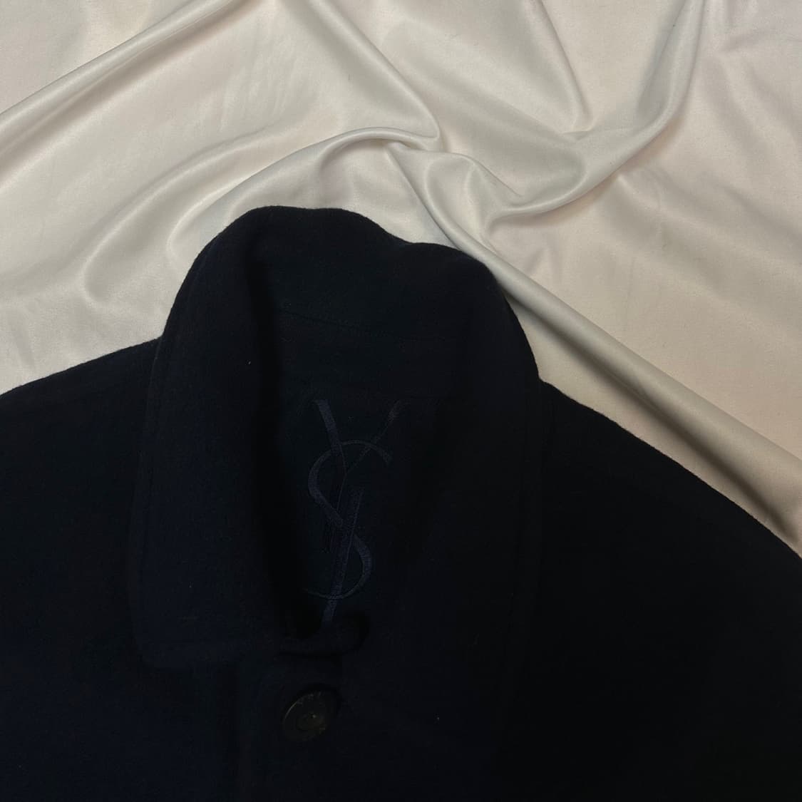 입생로랑 뿌르옴므 네이비롱코트 95 상품이미지3