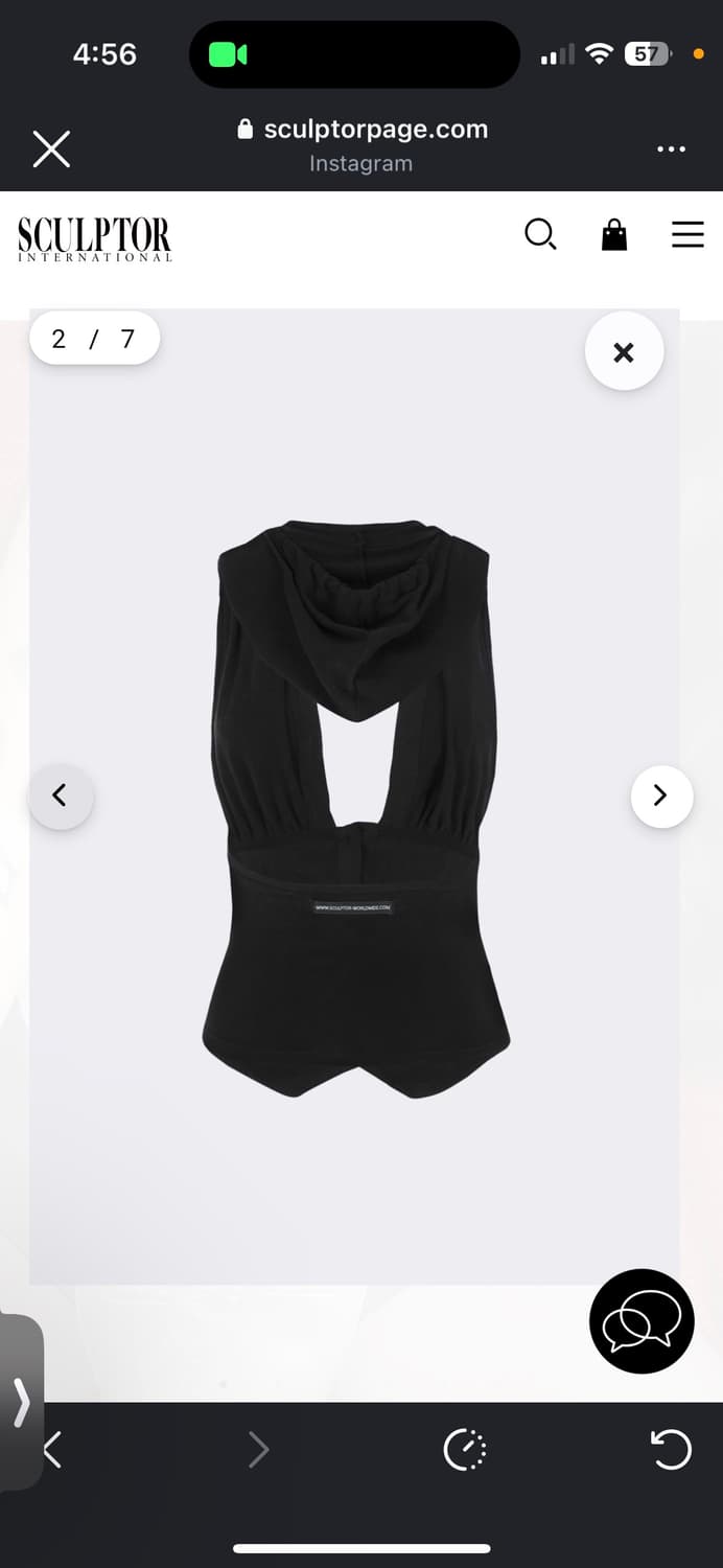 Sculptor Classic Sleeveless Hoodie Black 상품이미지2