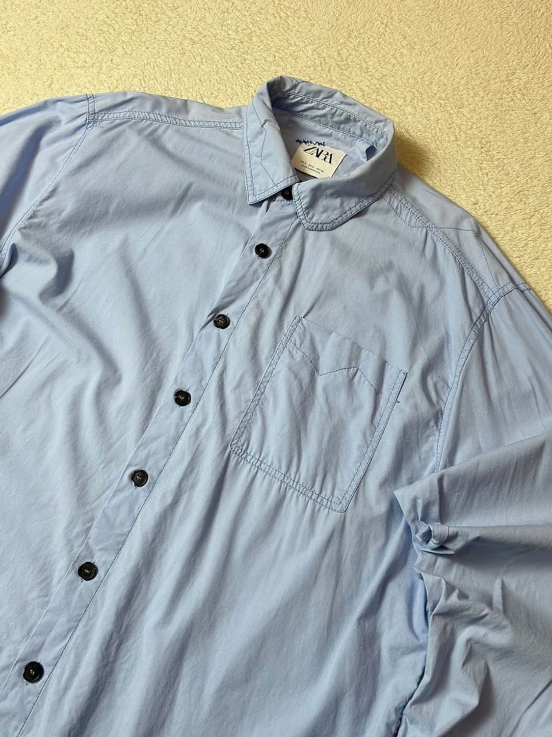 자라 x 아더에러 오버 스카이블루 셔츠 PN7327 상품이미지2