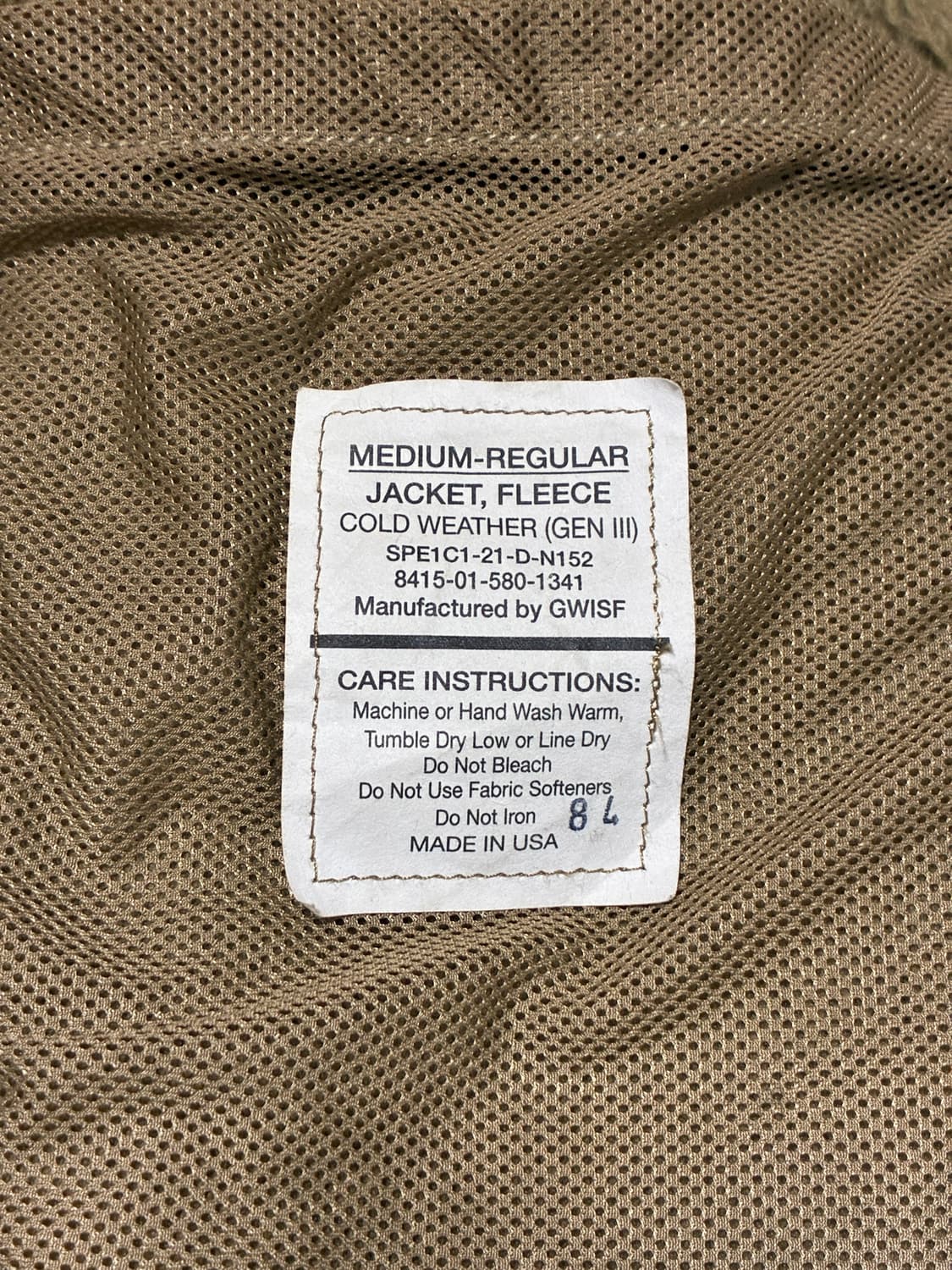 미군 폴라텍 후리스 (100) 상품이미지6